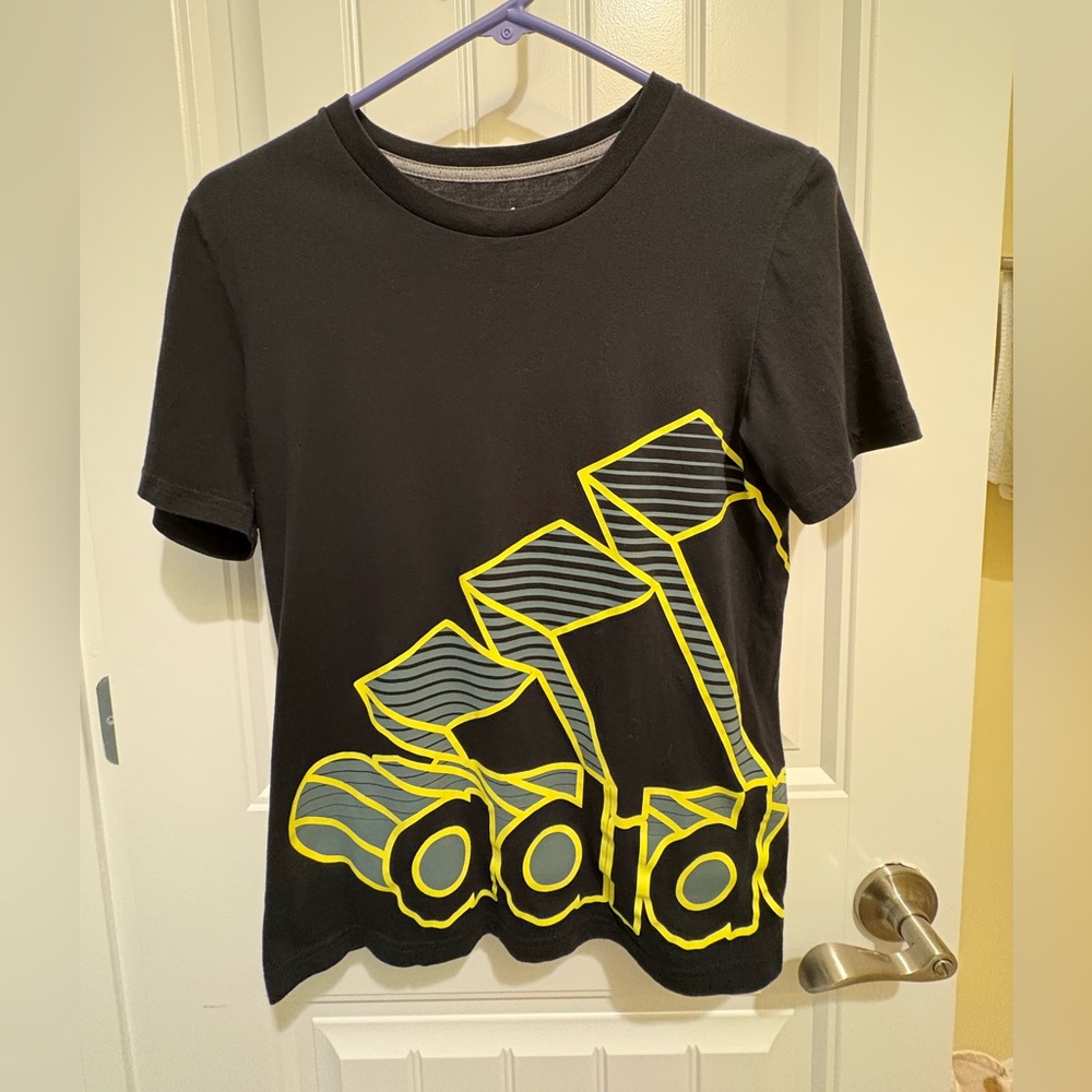 Boys Youth adidas Black Tee